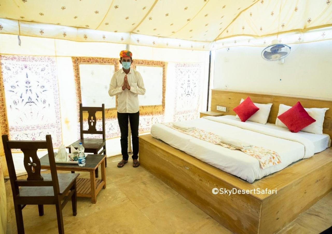 Sky Desert Safari Camp Jaisalmer Esterno foto