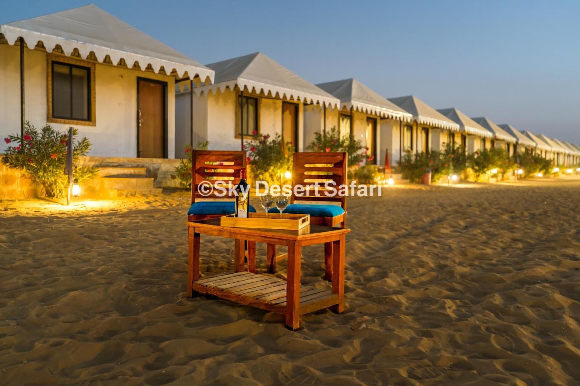 Sky Desert Safari Camp Jaisalmer Esterno foto